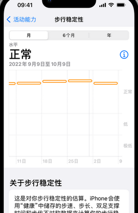 伊州iPhone手机维修如何在iPhone开启'步行稳定性通知'