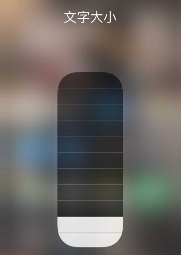 伊州苹果手机维修分享小技巧：在 iPhone 控制中心快速调节字体大小 
